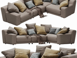 blanche tutto sectional 3D Model