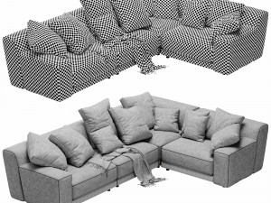 blanche tutto sectional 3D Model