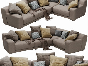 blanche tutto sectional 3D Model