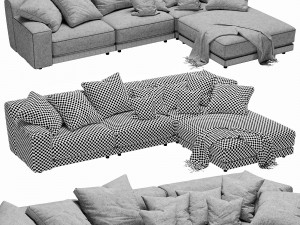 blanche tutto modular 1 3D Model