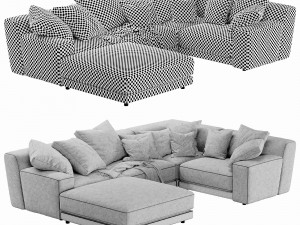 blanche tutto sectional 3D मॉडल