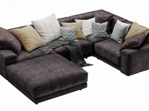 blanche tutto sectional 3D मॉडल
