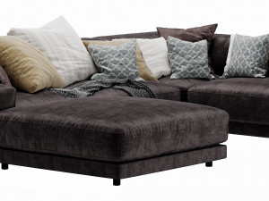 blanche tutto sectional 3D मॉडल