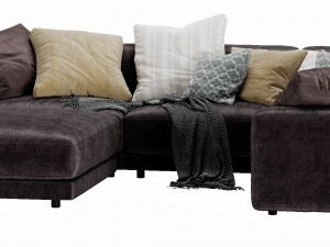 blanche tutto sectional 3D मॉडल