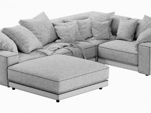 blanche tutto sectional 3D मॉडल