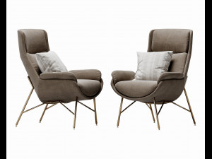 ditre italia beetle armchair 3D Model