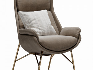 ditre italia beetle armchair 3D मॉडल