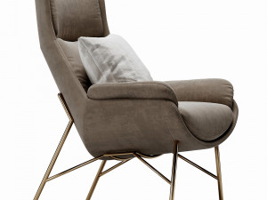 ditre italia beetle armchair 3D मॉडल