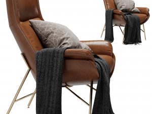 ditre italia beetle armchair 3D मॉडल