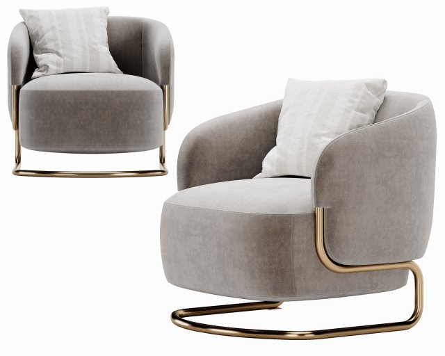 diter italia marabu armchair 3D 模型 .c4d .max .obj .3ds .fbx .stl .blend 