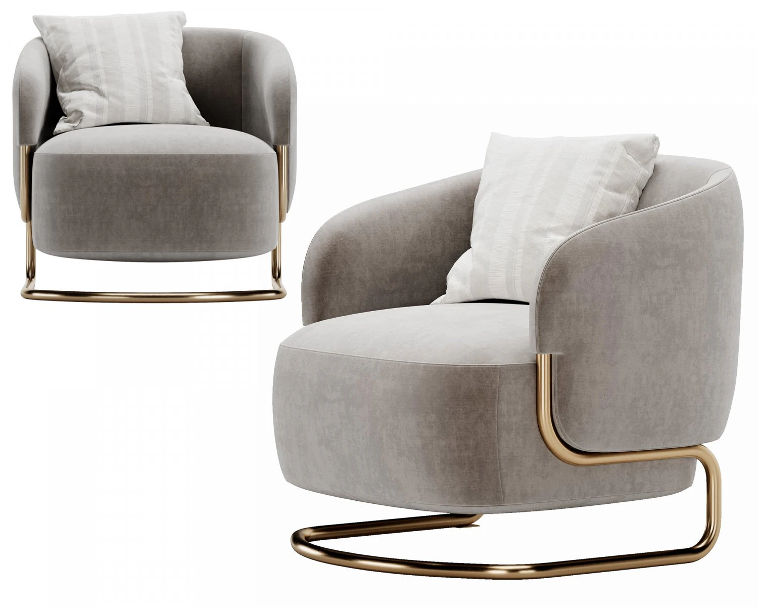 diter italia marabu armchair 3D Model .c4d .max .obj .3ds .fbx .stl .blend 