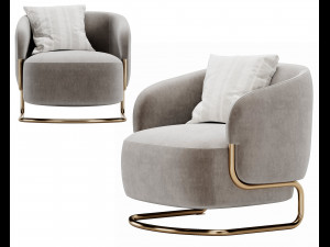 diter italia marabu armchair 3D Model
