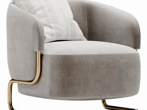 diter italia marabu armchair 3D 模型