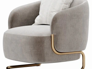 diter italia marabu armchair 3D Model