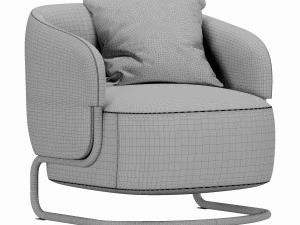 diter italia marabu armchair 3D Model