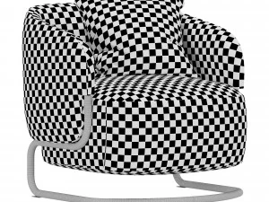 diter italia marabu armchair 3D Model