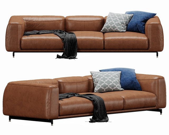 sofa ditre italia st germain 3D मॉडल .c4d .max .obj .3ds .fbx .stl .blend 
