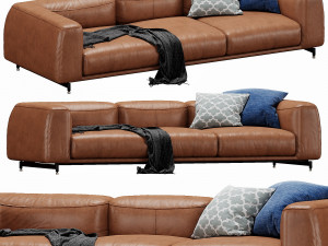 sofa ditre italia st germain 3D मॉडल
