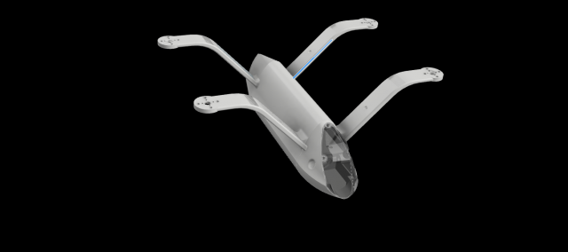 DRONE JET 3D Druckmodell .c4d .max .obj .3ds .fbx .stl .blend
