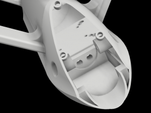 DRONE JET 3D Druckmodell