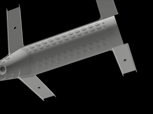 DRONE JET 3D Druckmodell