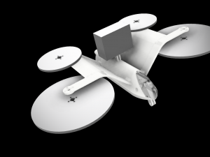 DRONE JET 3D Druckmodell