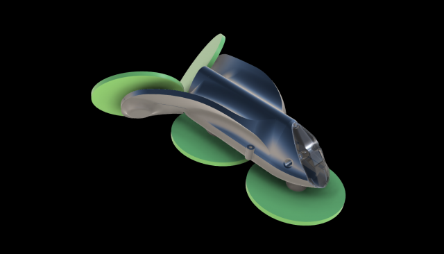 DRONE JET T 3D-printmodel .c4d .max .obj .3ds .fbx .stl .blend 