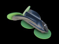 DRONE JET T 3D Druckmodell