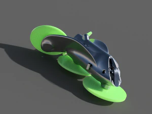 DRONE JET T 3D Print Model