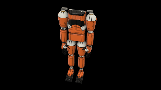 ROBOT ARTICULAR MOVEMENT 3D मॉडल .c4d .max .obj .3ds .fbx .stl .blend 