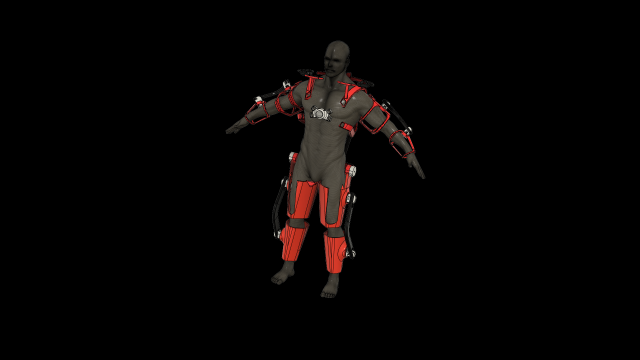 EXO COMPLETO 3D Model .c4d .max .obj .3ds .fbx .stl .blend 