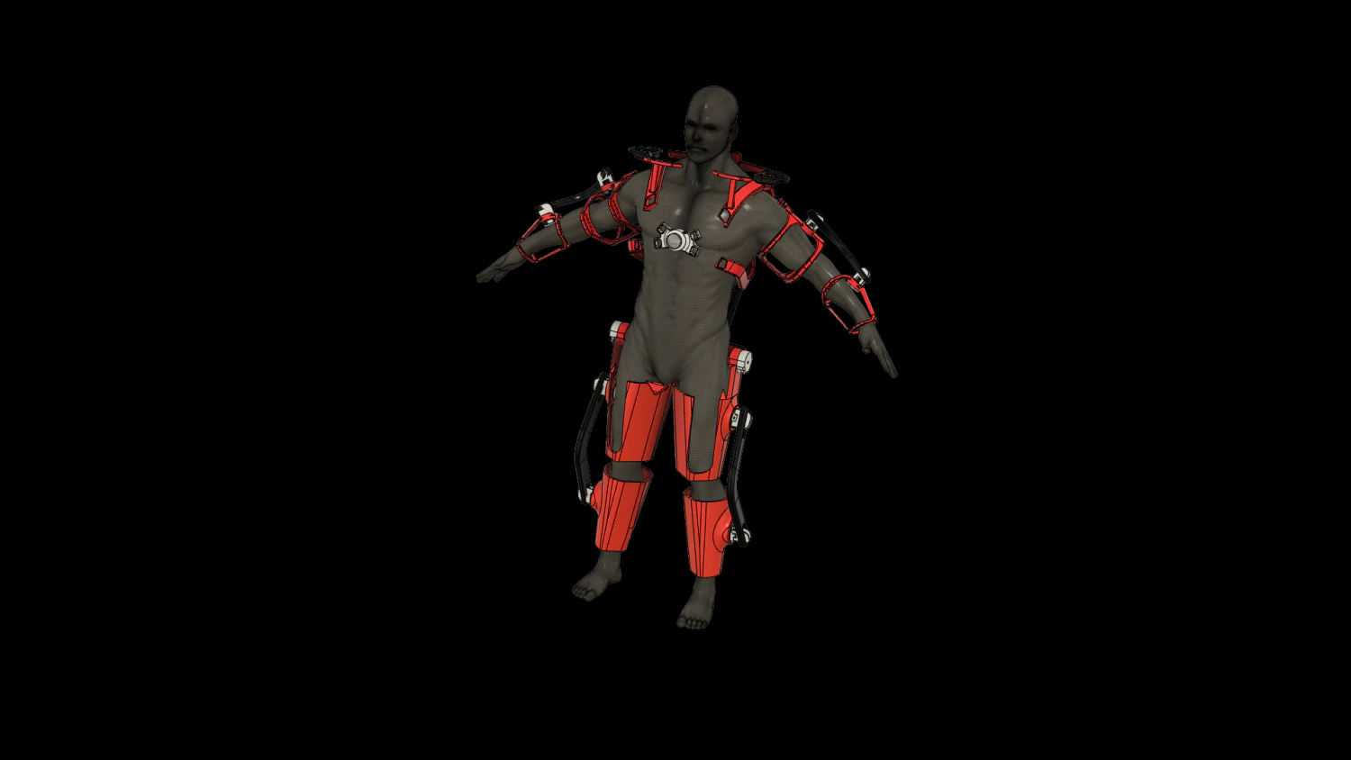 EXO COMPLETO 3D Model .c4d .max .obj .3ds .fbx .stl .blend 