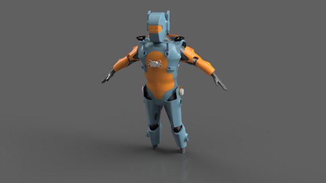 ANDROIDE 3D Model .c4d .max .obj .3ds .fbx .stl .blend 
