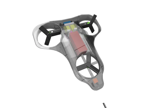 F&Oacute;RMULA1DRONE ARANHA Modelo de Impressão 3D