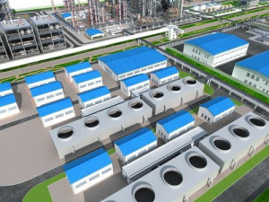 chemical factory scene Modelo 3D