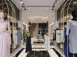 sklep ślubny Model 3D