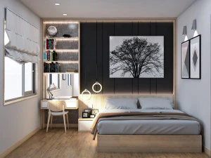 bed room design 3D Model