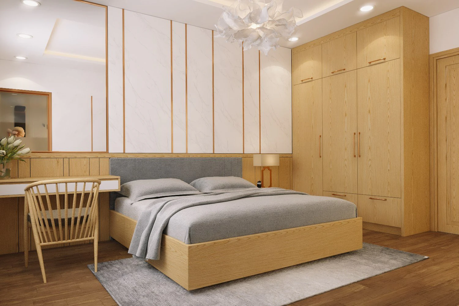 master room design 3D Model .c4d .max .obj .3ds .fbx .stl .blend 