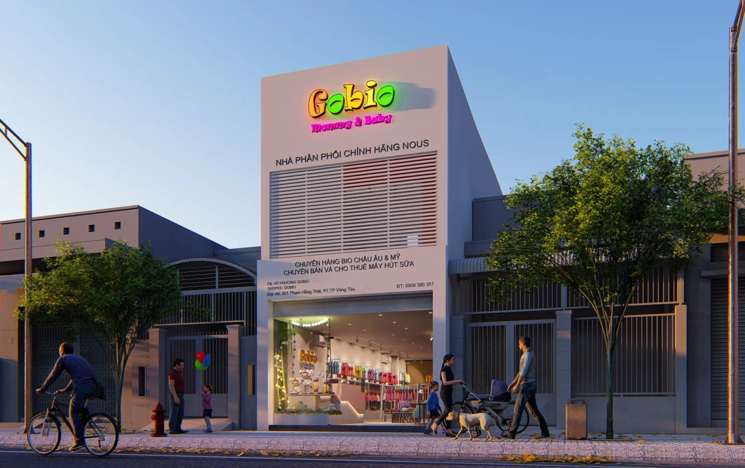children clothing shop 3D Model .c4d .max .obj .3ds .fbx .stl .blend