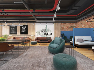 network office design 3D Model