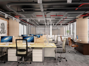 network office design 3D Model