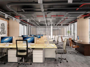 network office design 3D Model
