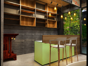 cafe design 3D Model