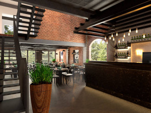 restaurant design 3D Model