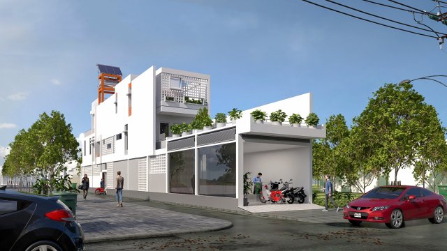 Exterior house design 3D मॉडल .c4d .max .obj .3ds .fbx .stl .blend 