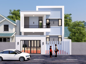 Exterior house design 3D Model