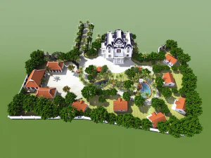 Exterior house design 3D Model