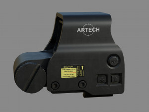 - scope - 01 - holoscope - eotechxps3 Model 3D