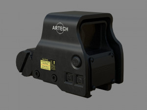 - scope - 01 - holoscope - eotechxps3 Model 3D