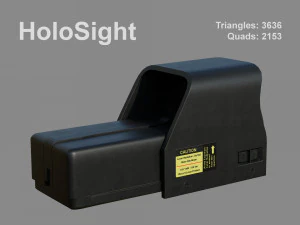 - alcance - 03 - holoscopio - holosight Modelo 3D